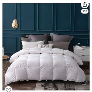 Globon White Goose Down Comforter/Blanket King